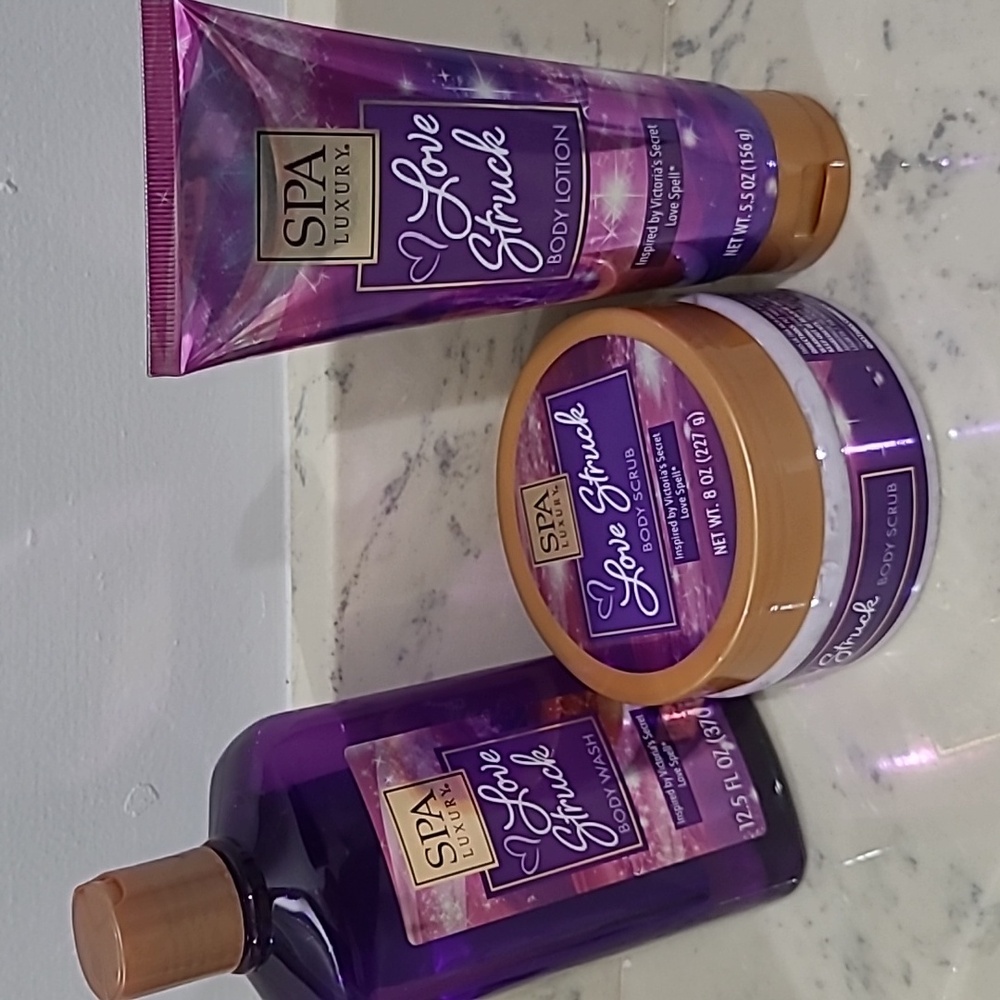 Spa Luxury Love Struck Bath Trio